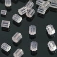 thumbnail image 1 of Earring Backs for Sensitive Ears, 2000pcs Silicone Clear Earring Backs for Studs Earring Hooks Hypo-allergenic Earring Stoppers Jewelry Accessories, 1 of 5