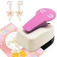 thumbnail image 1 of Earring Card Punch - Pink Craft Punches, Craft Lever Punch for Earring Card, 1 of 6