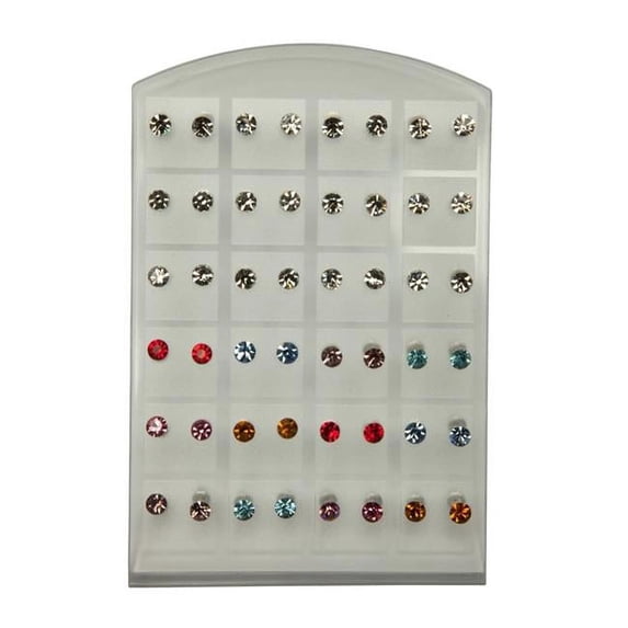 Earring Display, Multi Color - Pack of 48