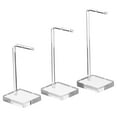 thumbnail image 1 of Earring Display Stands, 9pcs Acrylic Earring Holder Earring Stand Storage Organizer Necklace L,Transparent, 1 of 5