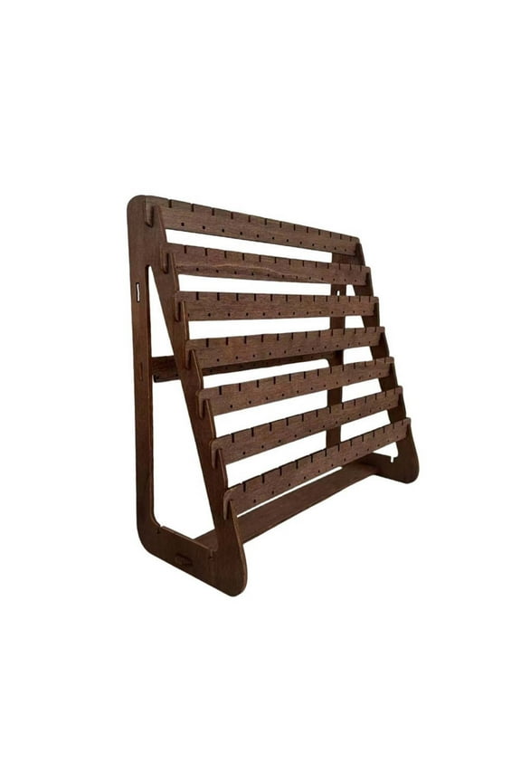 Earring Display,Wood Earring Stand Organizer,Stud Earrings Jewelry Organizer Holder,Earring Holder Stand,Earring Organizer Display Holder Stand For Hanging Earrings,Earrings Organizer,Brown