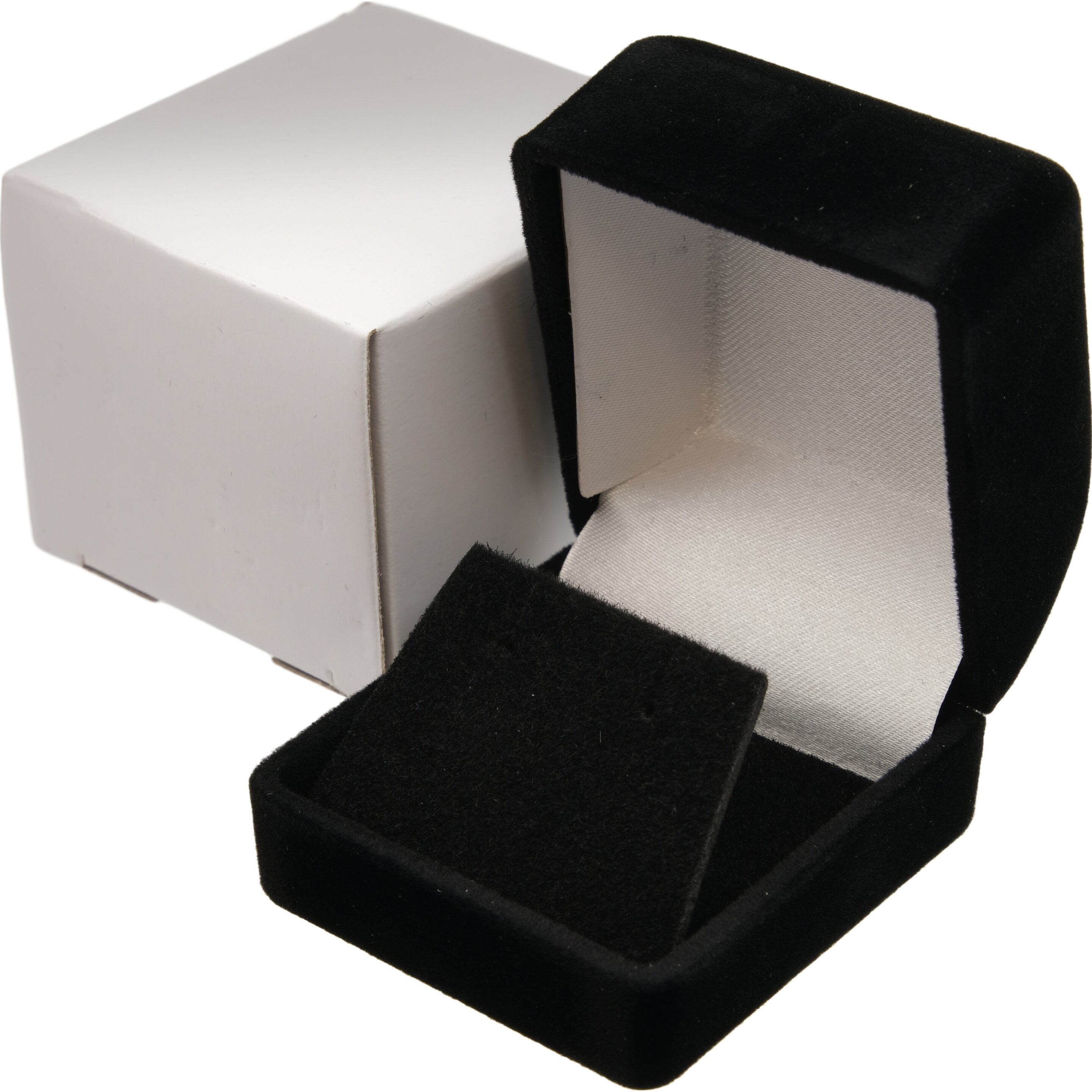  Kenning 24 Packs Necklace Boxes Bulk Black Velvet Jewelry Gift  Boxes Small Cardboard Earring Ring Boxes with Cushion (Cardboard) :  Clothing, Shoes & Jewelry