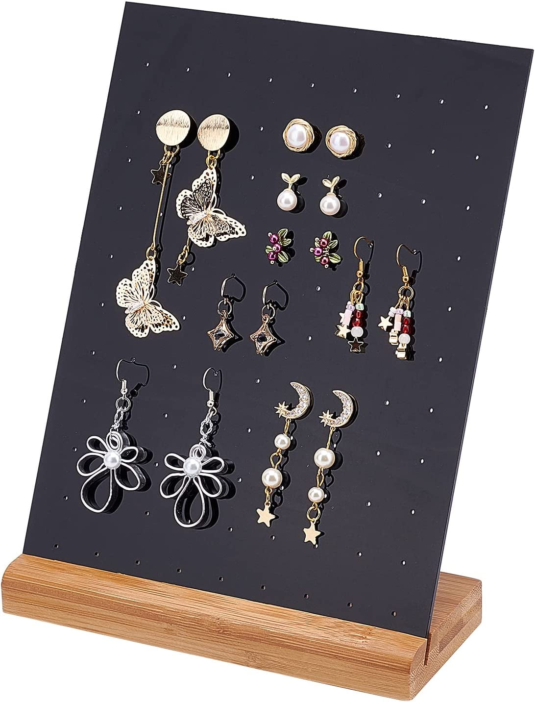 Earring Holder Organizer 70 Holes Jewelry Display Stands Ear Stud