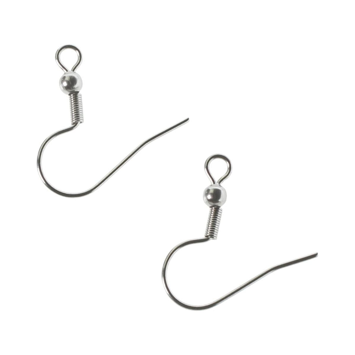 1000pcs 316 Surgical Stainless Steel Earring Hooks - 19mm French Ear Wires
