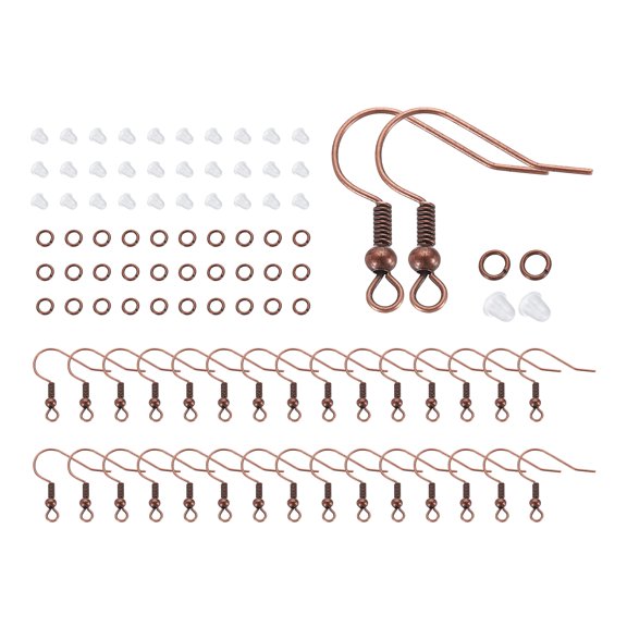 Earring Hooks for Jewelry Making, 300Pack Earring Making Assortment, Copper