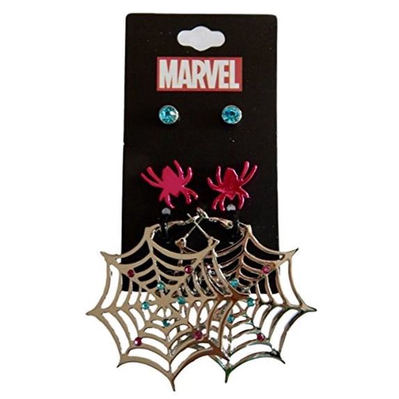 Earring - Marvel - 3 Pack Set New Licensed eg4r41mpu - Walmart.com