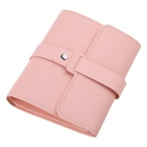 Earring Organizer Booklet Portable Jewelry Storage Box Earring Storage Bag PU Material for Ear Studs and Hoop Earrings