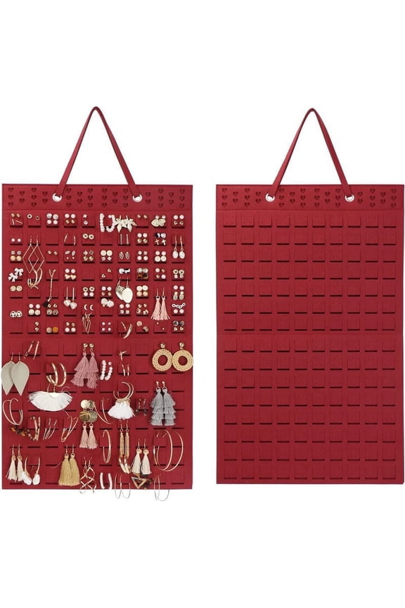 Earring Organizer Hanging Holder, Holds up To 330 Pairs, Wall Mount Display Holder Stud Earrings