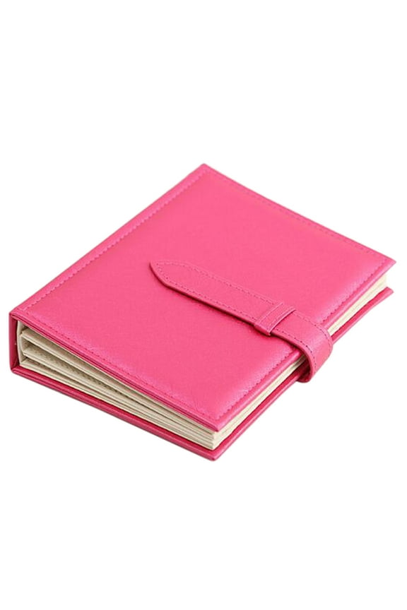 Earring Organizer Yannianjz Jewelry Organizer Volume, Earrings Storage Case with Hanging Display for 42 Pairs, Travel Earring Holder, Clutch Style, PU Leather, Compact