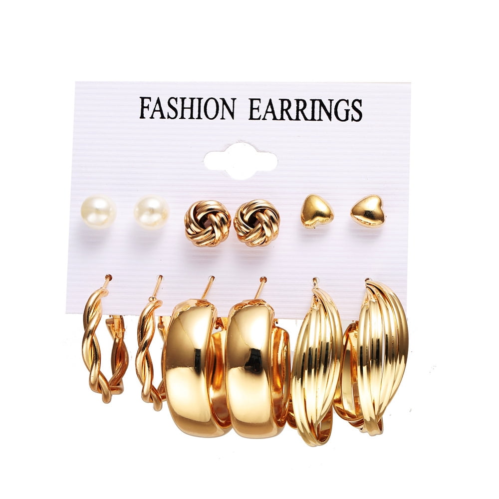 Petal Perch Gold Stud Earrings-Candere by Kalyan Jewellers