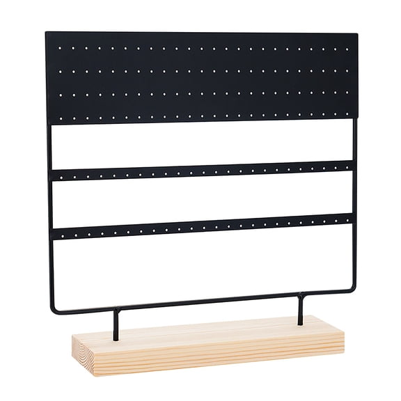 Earring Stand Display Rack 3-Tier Ear Stud Holder Jewelry Organizer Ear Studs Earring Holder 144 Holes