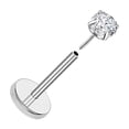 thumbnail image 1 of Earrings 1 - Non Threaded Flat Back Earrings Small Earrings Push In Nose Nails Male And Female Lip Cartilage Earrings Puncture Jewelry, 1 of 5