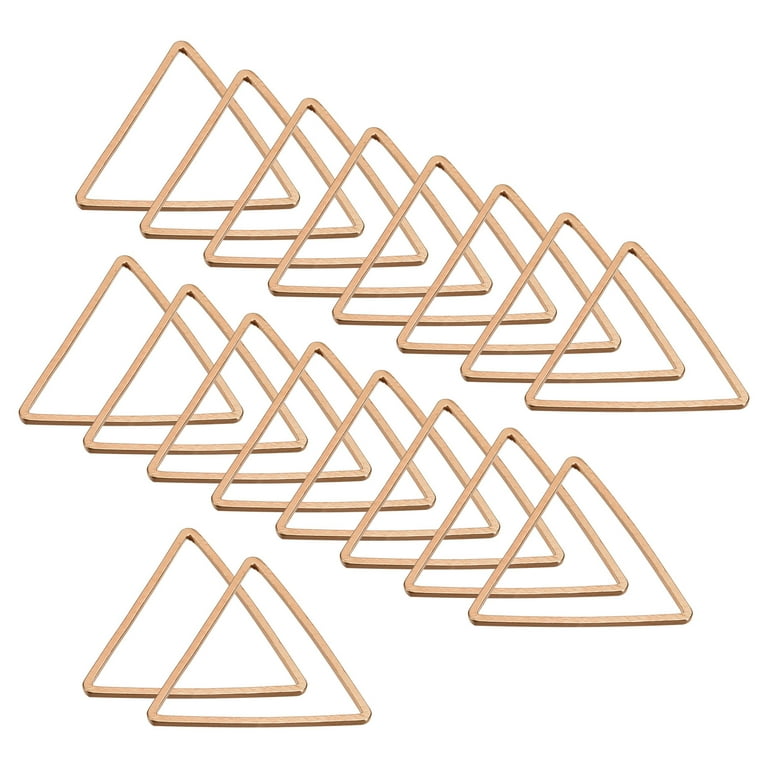 Open Bezel Bead Frame - Triangle, 1 pr Open Bezel Bead Frame - Triangle, 1 pr