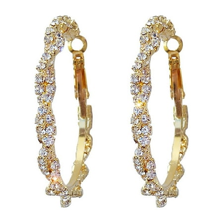 Earrings Earrings Statement And Ladies Layered Exaggerated Women's Uniques Hoop Girls Hoops Jewelry Earrings Vintage Gold Accessories Earrings