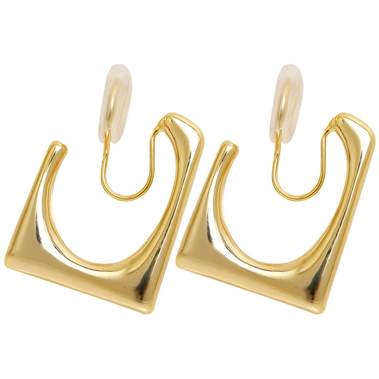 Dainty clip on earrings deals