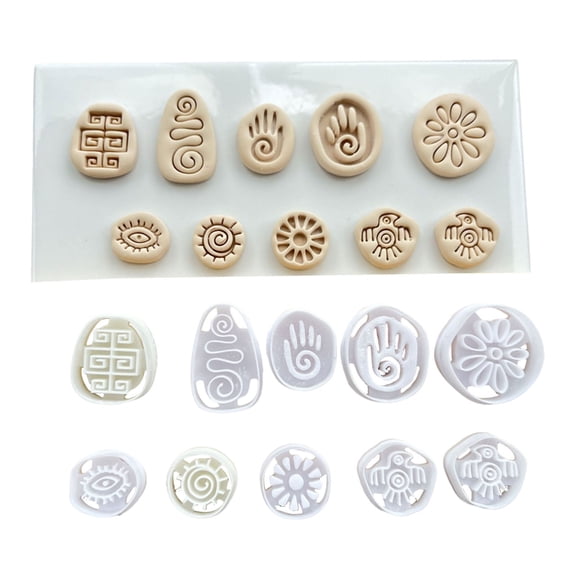 Earrings Pendant Jewelry Making Hand Crafting Clay Cutter Molds for Beginner