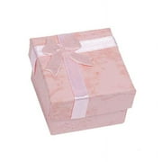 PANGHENG Earrings Ring Jewellery Square Bowknot Package Gift Case Boxes Cardboard Jewelry Box