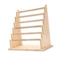 thumbnail image 1 of Earrings Stand Rack Wooden Shelf Bangle Holder for Showcase Tabletop Bedroom 34x20x36cm Full Flat, 1 of 8