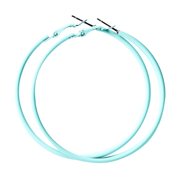 Earrings For Women 60MM Big Stainless Steel 80s 90s Large Neon Earrings Party Dangle Earrings Accessories Statement Earrings Set Earrings Women Earrings Pack Valentine for Women Long Earrings
