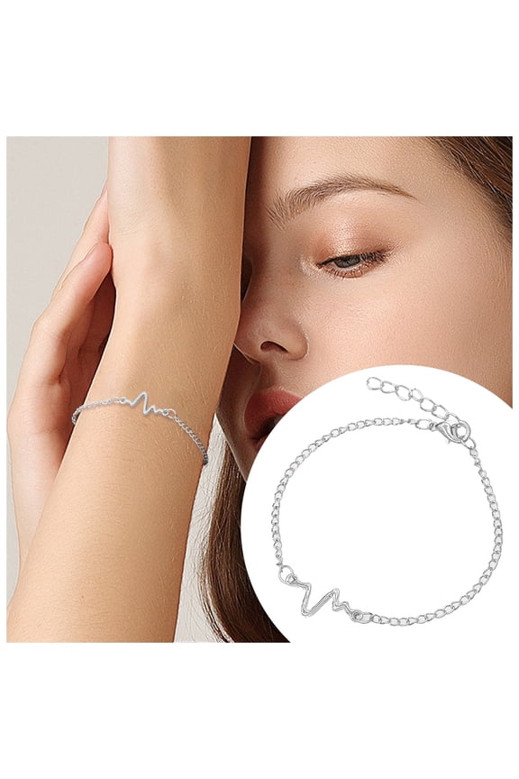 Earrings Women Set Rings Jewelry for Women Women Necklace Chain Factory Bracelet Women Silver 1 Gold Plated Charm Bracelet Party Jewelry Present for Women