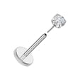 thumbnail image 1 of Earrings for Puncture Jewelry - Flat Back Non Threaded Push In Earrings for Nose Lip Cartilage Piercings Male and Female, 1 of 6