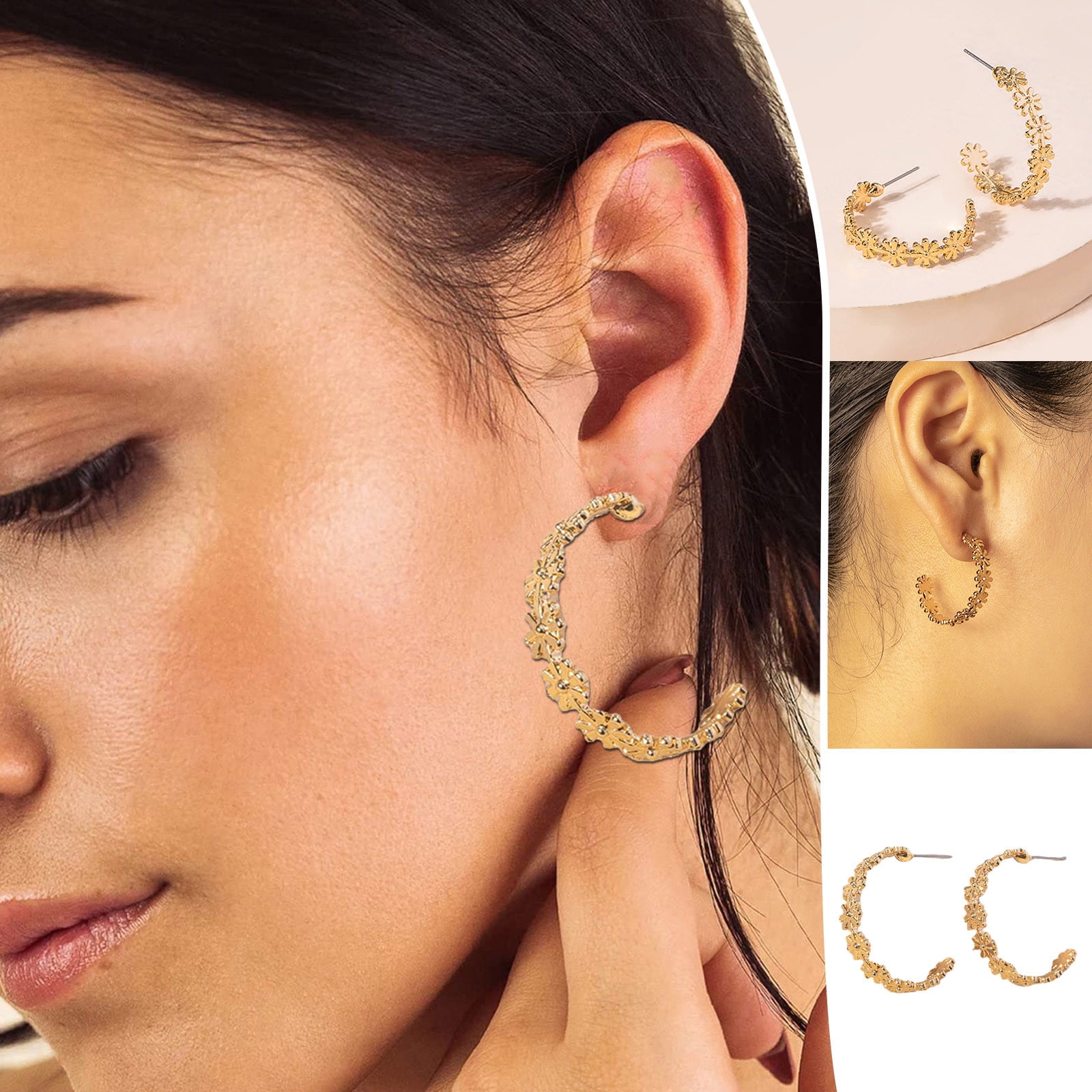 Sensitive hoop earrings best sale