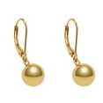 thumbnail image 1 of Earrings for Women 925 Sterling Silver Post Ball Dangle Earrings,Hypoallergenic Gold Plating Earings for Jewelry Gifts, 1 of 9