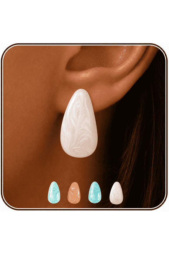 ® Lightweight Teardrop 14K Gold Plated Earrings for Women, Elegant Jewelry Gift for Women’s Daily Wear