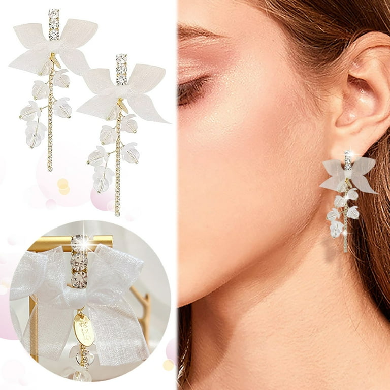 Mesh tassel earrings deals