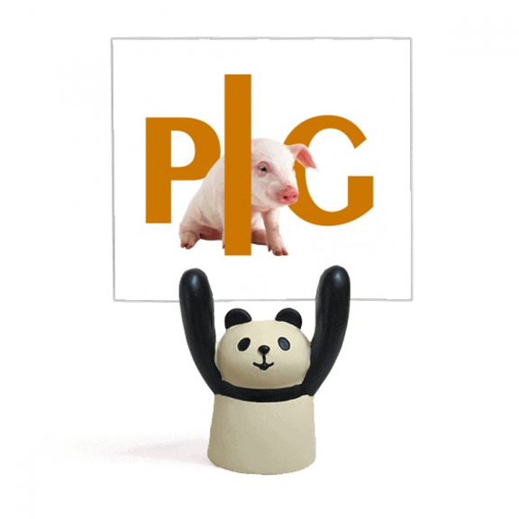 Ears Avoid Fashion Styles Memo Holder Cartoon Animal Panda Stand Decoration