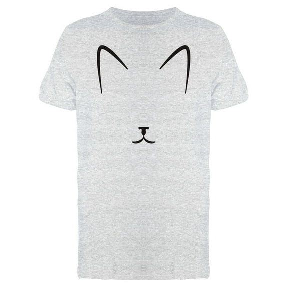 Ears & Nose Of Cat T-Shirt Men -Image by Shutterstock, Male Large