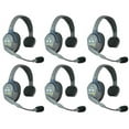 thumbnail image 1 of Eartec HUB6S 6 Person UltraLITE Wireless Headset Microphone System with HUB Transceiver 6 Singles, 1 of 4