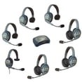 thumbnail image 1 of Eartec EAR-HUB733MXS Ultra Lite & HUB 7 Person System with 3 Single 3 Double 1 Max 4G Single Headsets Lithium-Ion Batteries & Case, 1 of 1