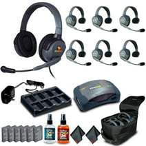 Eartec HUB7SMXD UltraLITE 7-Person HUB Intercom System W/ Max 4G Double Headset