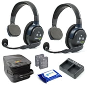 Solid Signal Over-Ear Wireless Headset with Cleaning Wipes Bundle