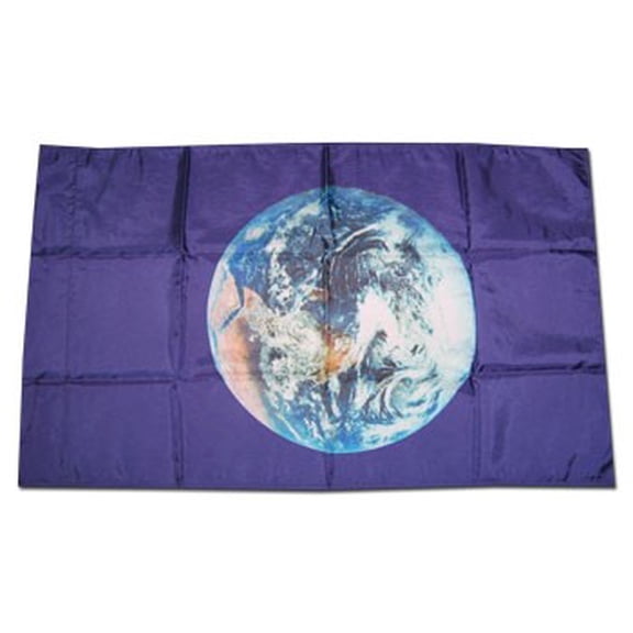 Earth - 2'X3' Nylon Flag (w/ pole hem)