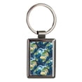 thumbnail image 1 of Earth Abstract Background Metal Rectangle Keychain, 1 of 7