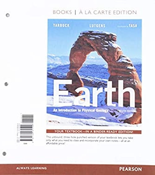 Pre Owned Earth An Introduction To Physical Geology Books A La Carte