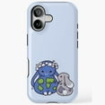 thumbnail image 1 of Earth And Moon Buns Cute Rabbit Art iPhone Case 17 to 11 Pro Max, 1 of 2