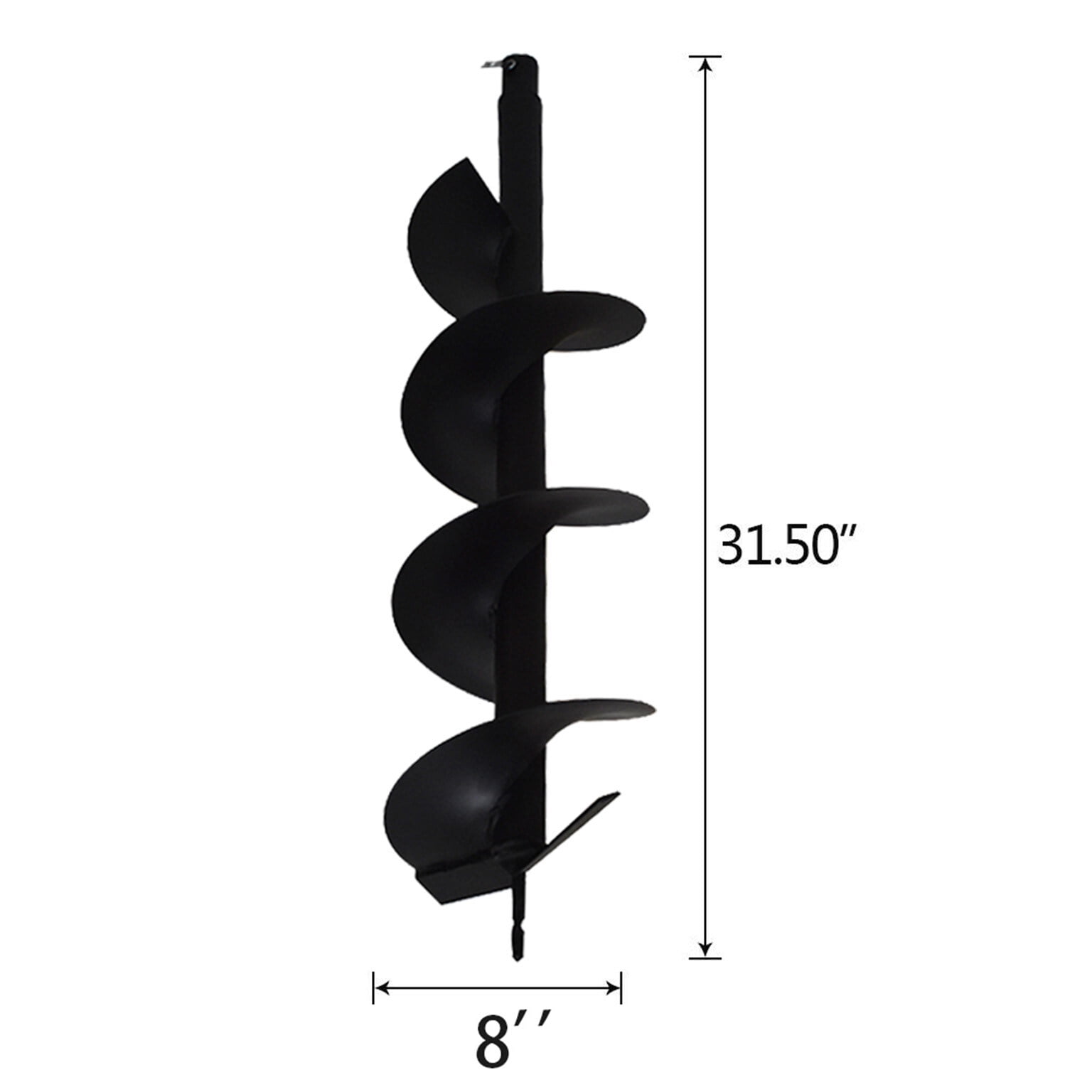 Earth Auger Drill Bit 8" Fit for Gas Powered Post Fence Hole Digger