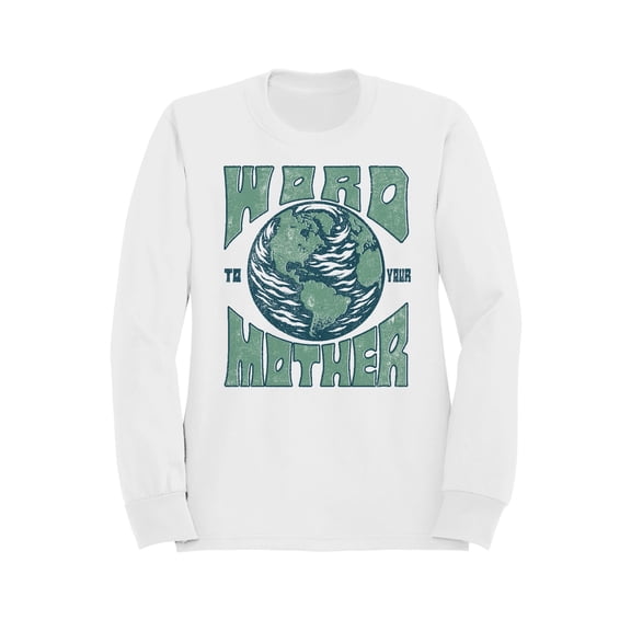 Earth Awareness Typography Design Women's Sweatshirt