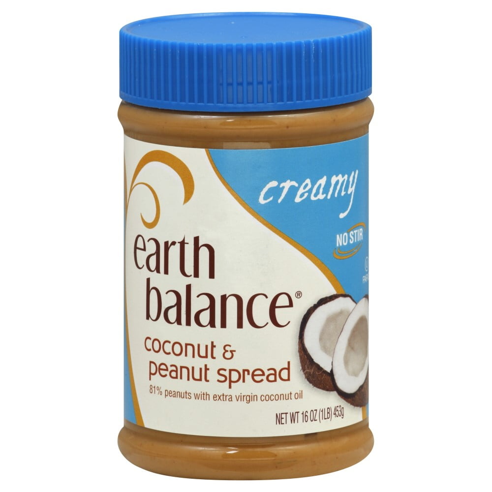 Earth Balance Creamy Peanut and Coconut Oil Spread, 16 oz