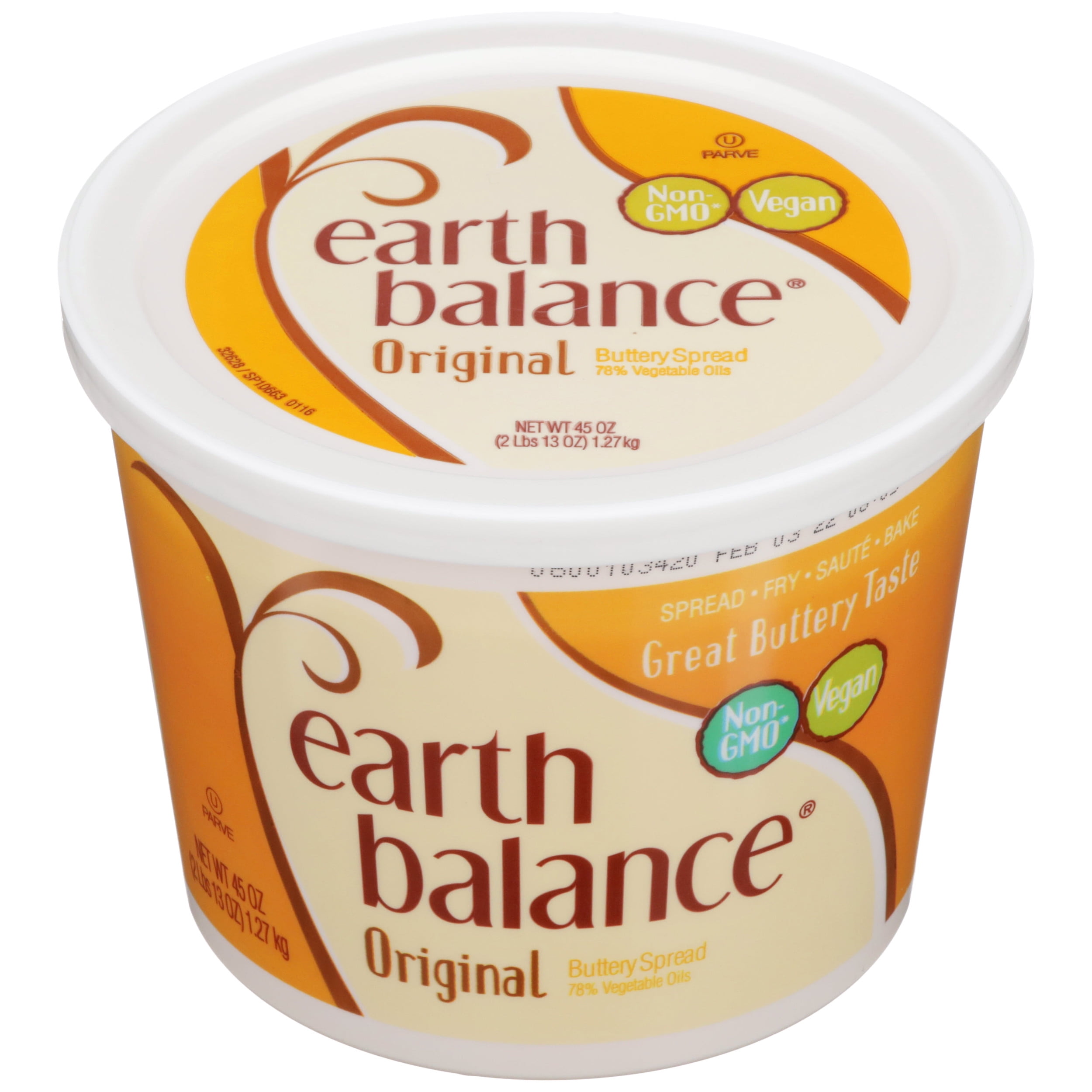 Earth Balance Organic Whipped Buttery Spread, 45 oz.