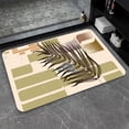 thumbnail image 1 of Earth Bath Mat,Green Abstract bobo Leaf Modern Art Non-Slip Volume Super Absorbent Fast Drying for Bathroom Kitchen Door mat,Eco-Friendly Easy to Clean 20×31Inch (50 * 80cm), 1 of 6