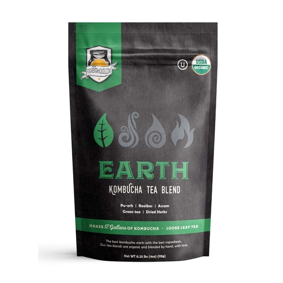 Elements - Earth Kombucha Loose Leaf Tea Blend - Makes 12 Gallons
