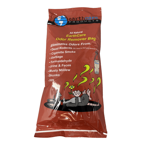 Odor Remover Bag - Gets Rid of Chemical, Animal & Mildew Smells - 19 oz Bag by EarthCare