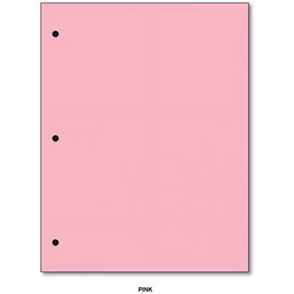 Earth Choice Colors Multipurpose Pink Paper - 8 1/2 x 11 in 20/50 lb Writing/Text Smooth 30% Recycled 500 sheets / 1 ream