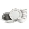 thumbnail image 1 of Earth & Clay Hazel 12-Piece Dinnerware Set Stoneware, Grey, 1 of 8