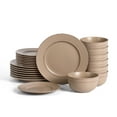 thumbnail image 1 of Earth & Clay Hazel 24-Piece Dinnerware Set Stoneware, Sand, 1 of 7