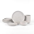 thumbnail image 1 of Earth & Clay Ion 12-Piece Dinnerware Set Stoneware, White, 1 of 7
